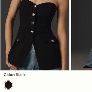 ASTR the label Milani bustier top